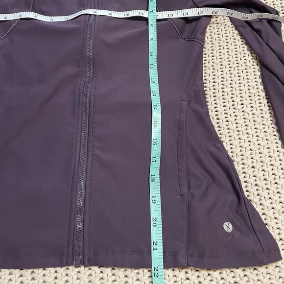 LAYER 8 - Zip-Front Running/Sports Jacket in purple size XS - Picture 6 of 8
